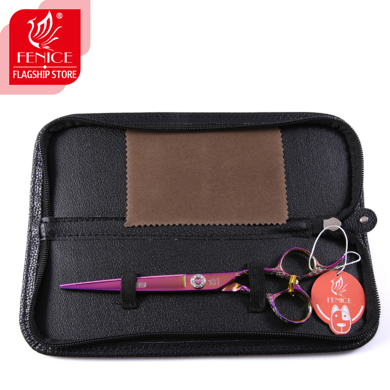 Grooming Scissors - Fencie プロフェッショナル 7.0/7.5/8.0インチ JP440C 犬用グルーミングシザー ストレートカットシザー