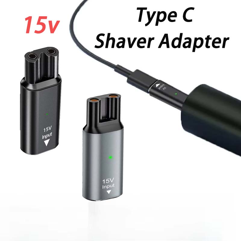 Beard Trimmer - 15V HQ8505 Type-C シェーバーアダプター充電コンバーター フィリップス OneBlade