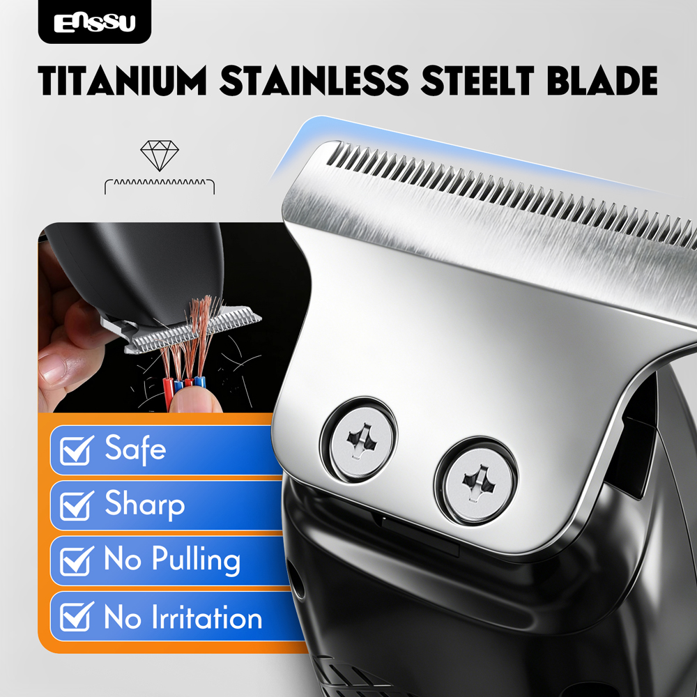 ENSSU プロフェッショナル T-ブレード ヘアトリマー  - Beard Trimmer のレビューと価格