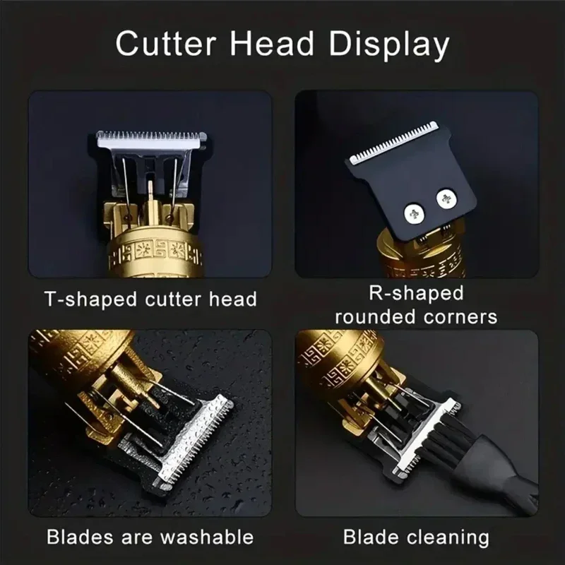 2026年製、レトロデザインのUSB急速充電式コードレスヘア - Hair Clipper のレビューと価格