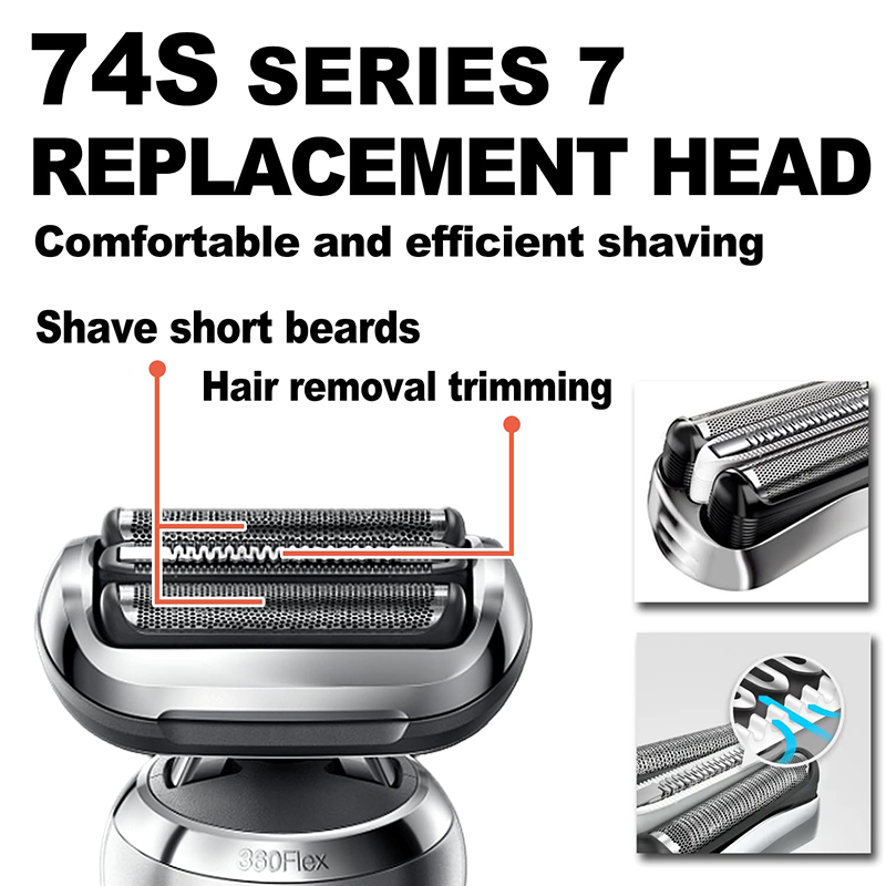 2パック 74S シリーズ 7 電気シェーバー交換ヘッド ブ - Electric Razor のレビューと価格