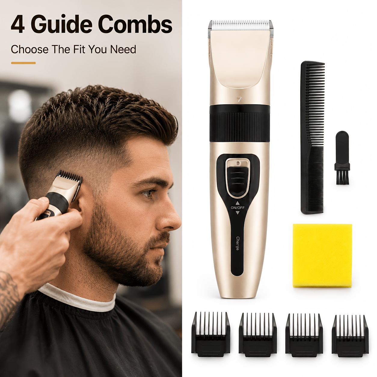 フラットカットや短いヘアスタイルに最適な、スマートなセルフサ - Men'S Grooming Hairstyles のレビューと価格