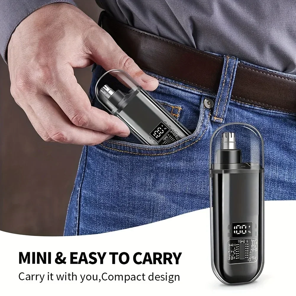 携帯用USB Type-C急速充電式 鼻毛・耳毛トリマー 男 - Grooming Kit のレビューと価格