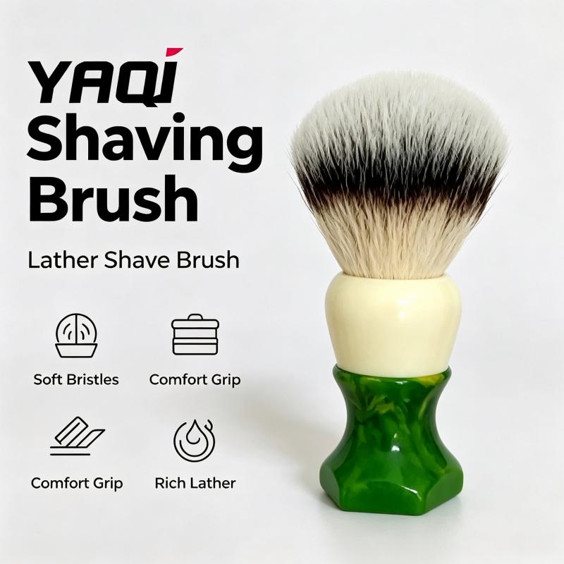 メンズウェットシェービングシェービングブラシ YAQI ソフ - Shaving Cream のレビューと価格