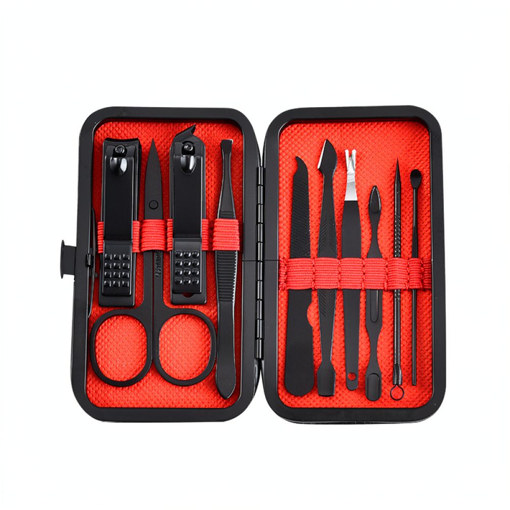 プロ仕様のグルーミングツールセット。ステンレス製の爪切り、ペ - Mens Grooming Travel Kit のレビューと価格