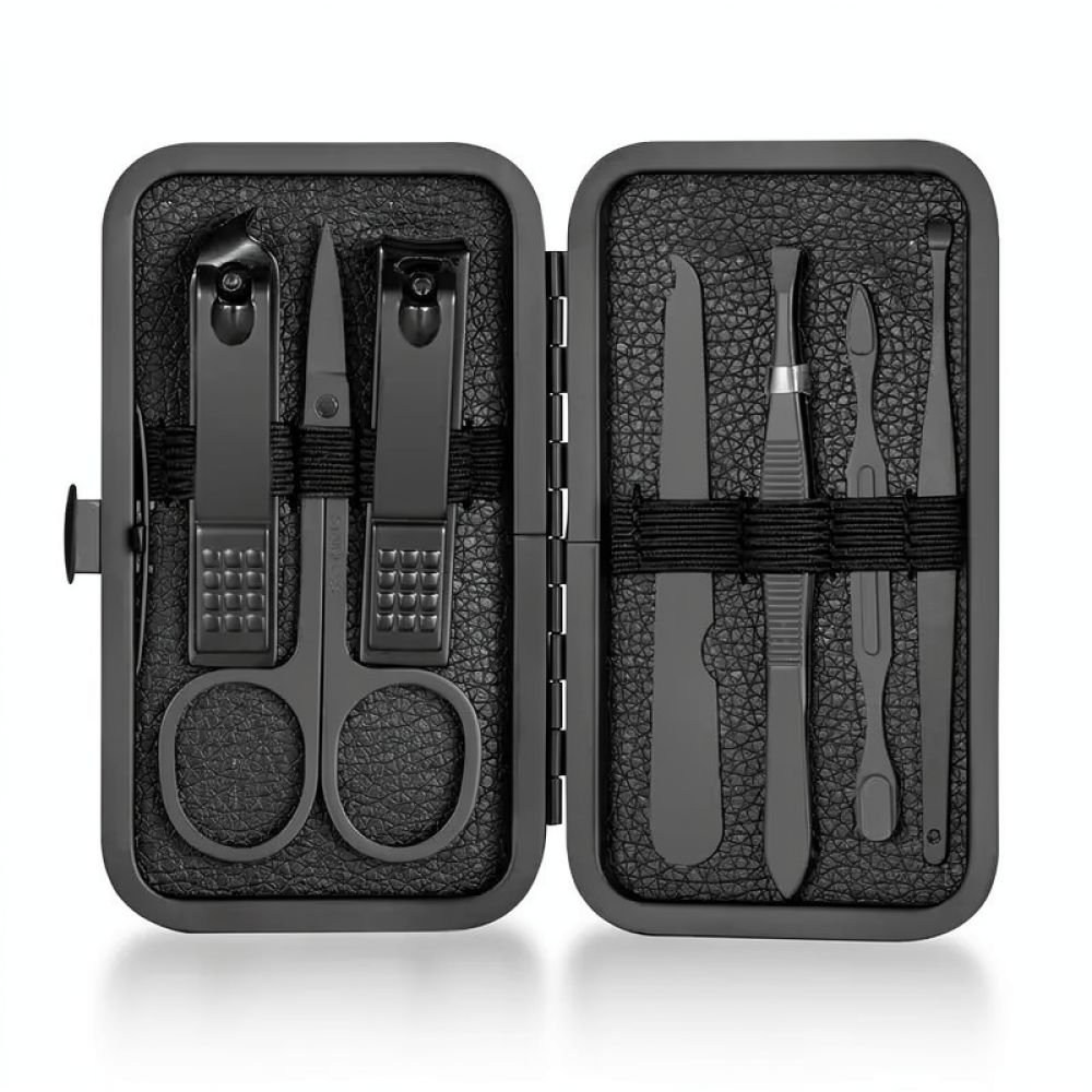 プロ仕様のグルーミングツールセット。ステンレス製の爪切り、ペ - Mens Grooming Travel Kit のレビューと価格