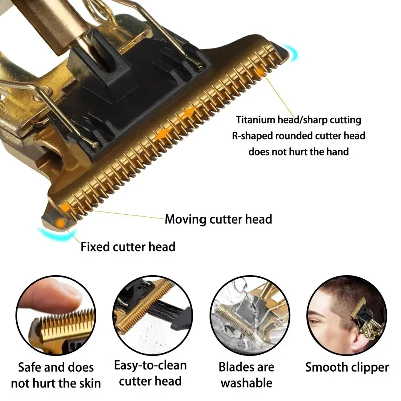 電動バリカンとアクセサリー T9 クリッパー 充電式 メンズ - Electric Shaver Rotary のレビューと価格