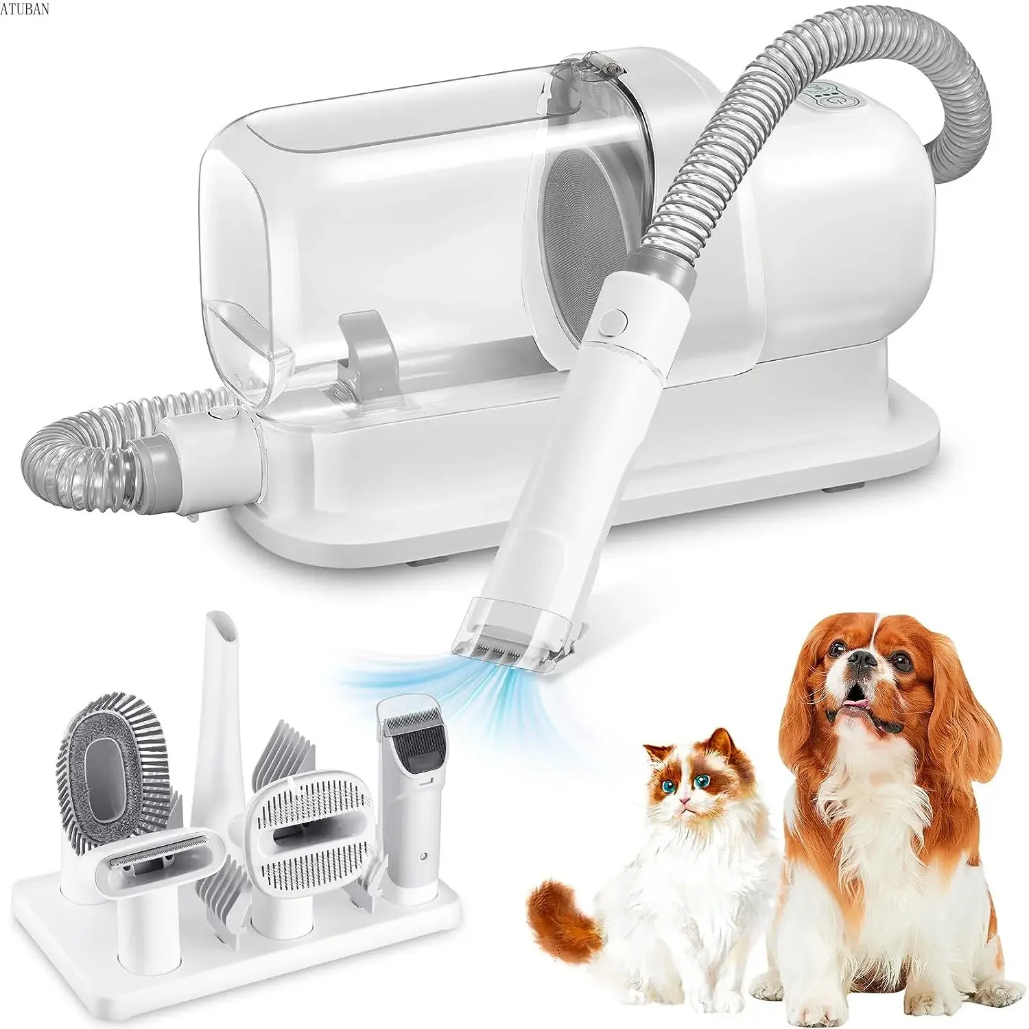 STLFLuxury 犬用グルーミングキット、2.3Lの大型 - Grooming Kit のレビューと価格