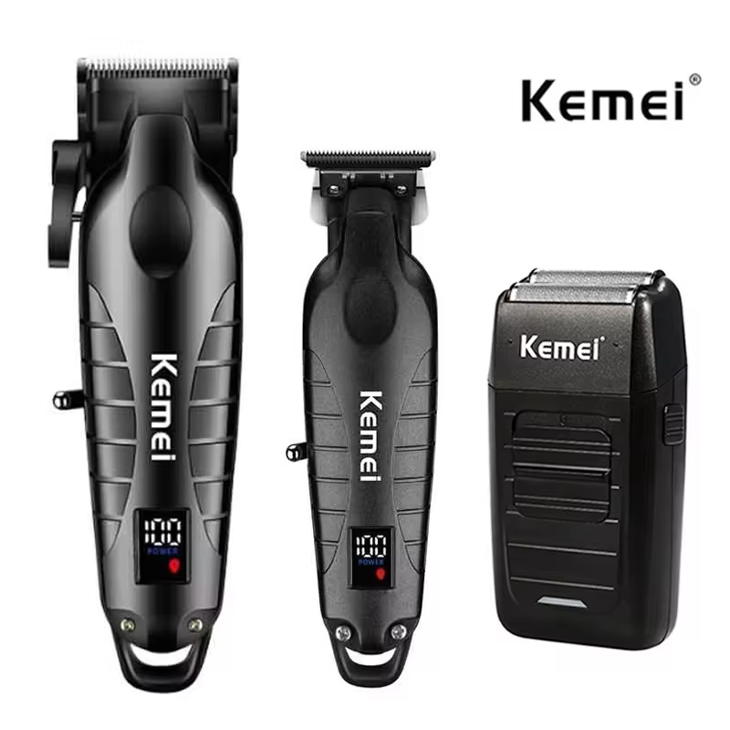 Kemei バリカンキット 男性用 電気シェーバー ヘアトリ - Electric Shaver Rotary のレビューと価格