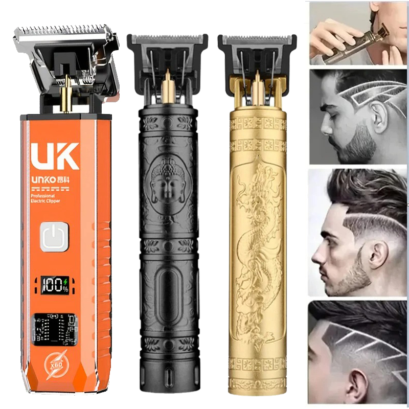 プロ仕様のT9電動バリカン。金属製のボディで、男性用のひげト - Electric Shaver Rotary のレビューと価格