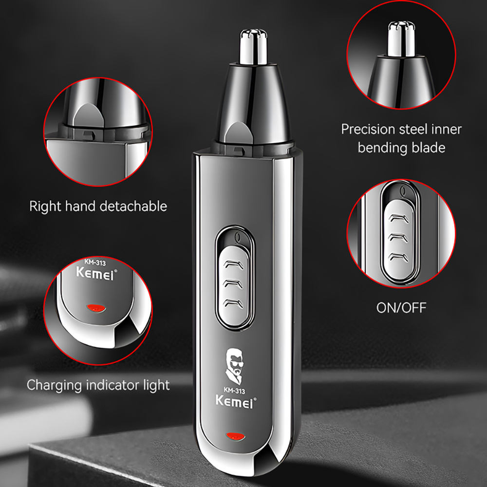 Kemei-多機能メンズトリマーフェイシャルシェーバーヘアト - Nose Trimmer のレビューと価格
