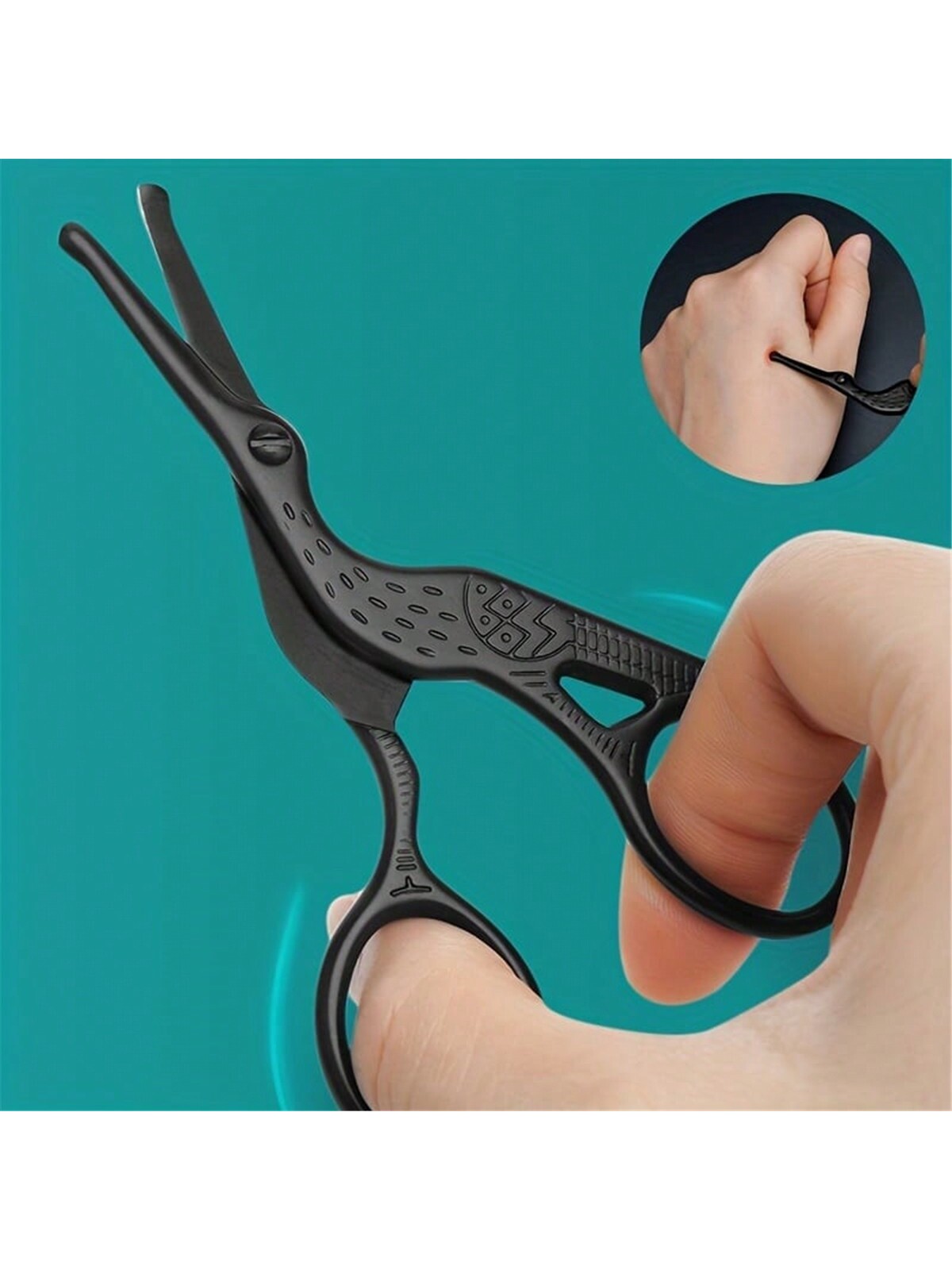 鼻毛ハサミ、ステンレス製の丸い先端トリマー、精密な眉毛ハサミ - Nose Trimmer のレビューと価格