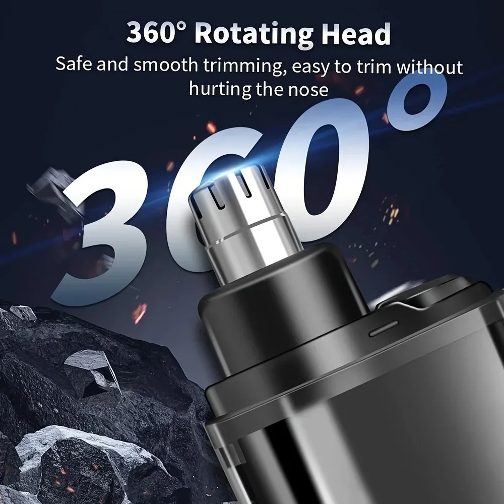 男性用鼻耳毛トリマー USB急速充電 ポータブル コンパクト - Nose Trimmer のレビューと価格